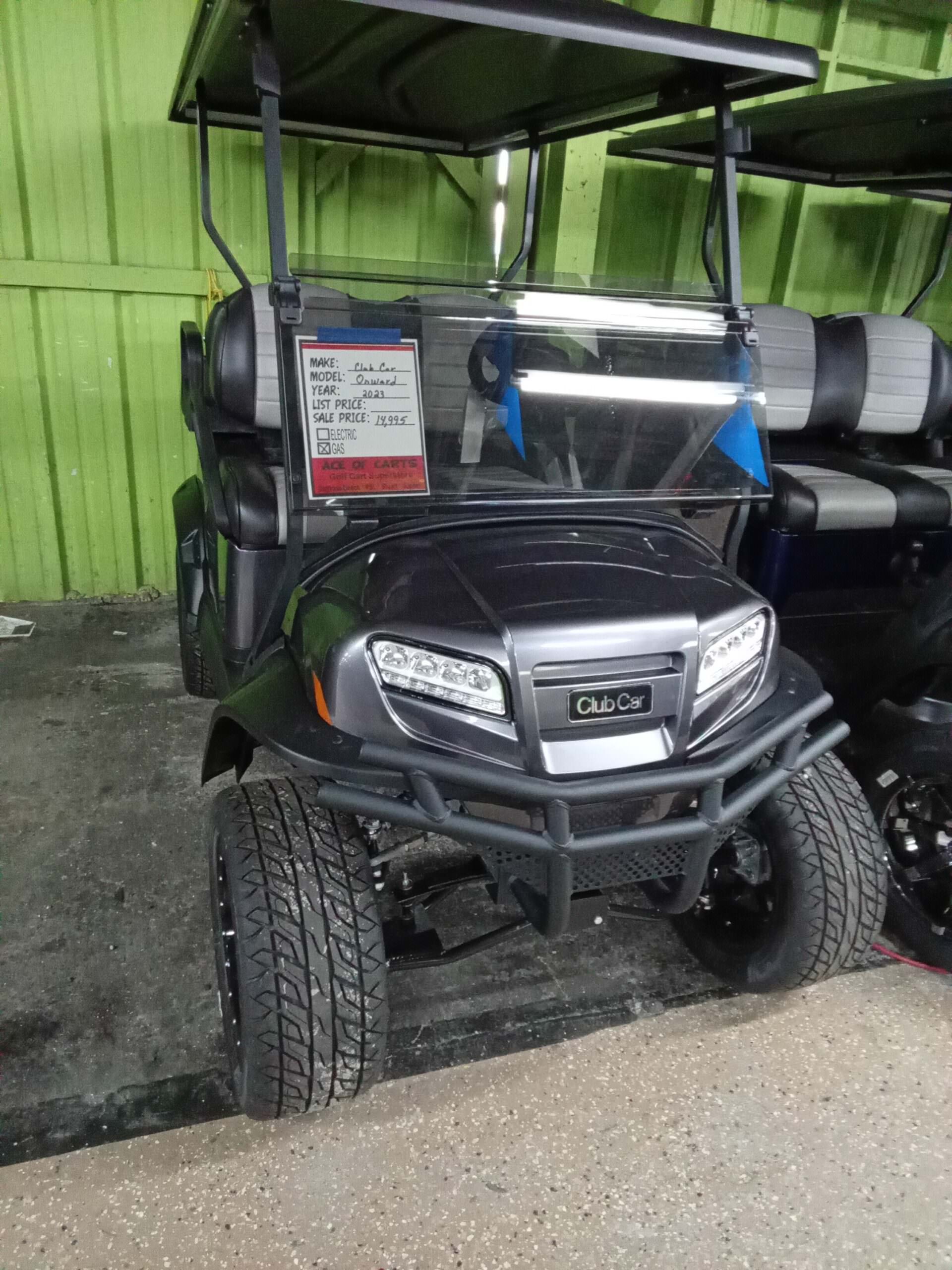 Club Car Onward, 4PASS, EFI, Lifted Ace of Carts