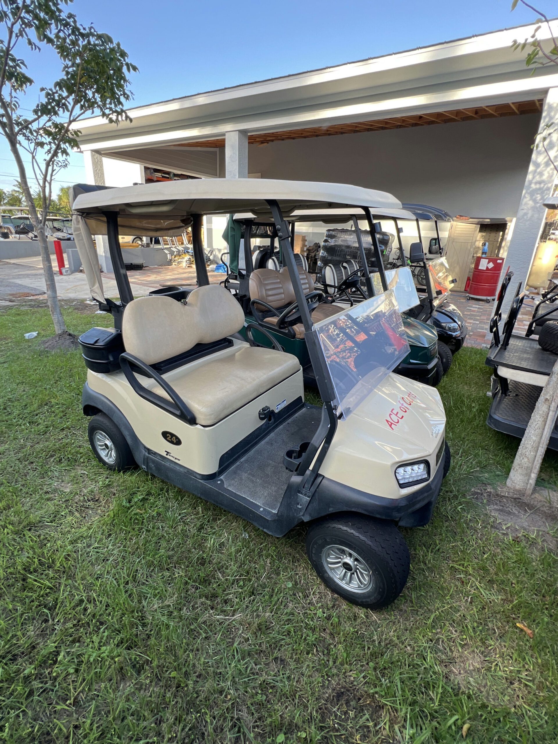 Club Car Tempo, 2-PASS, FLA ELECTRIC, Non-lifted