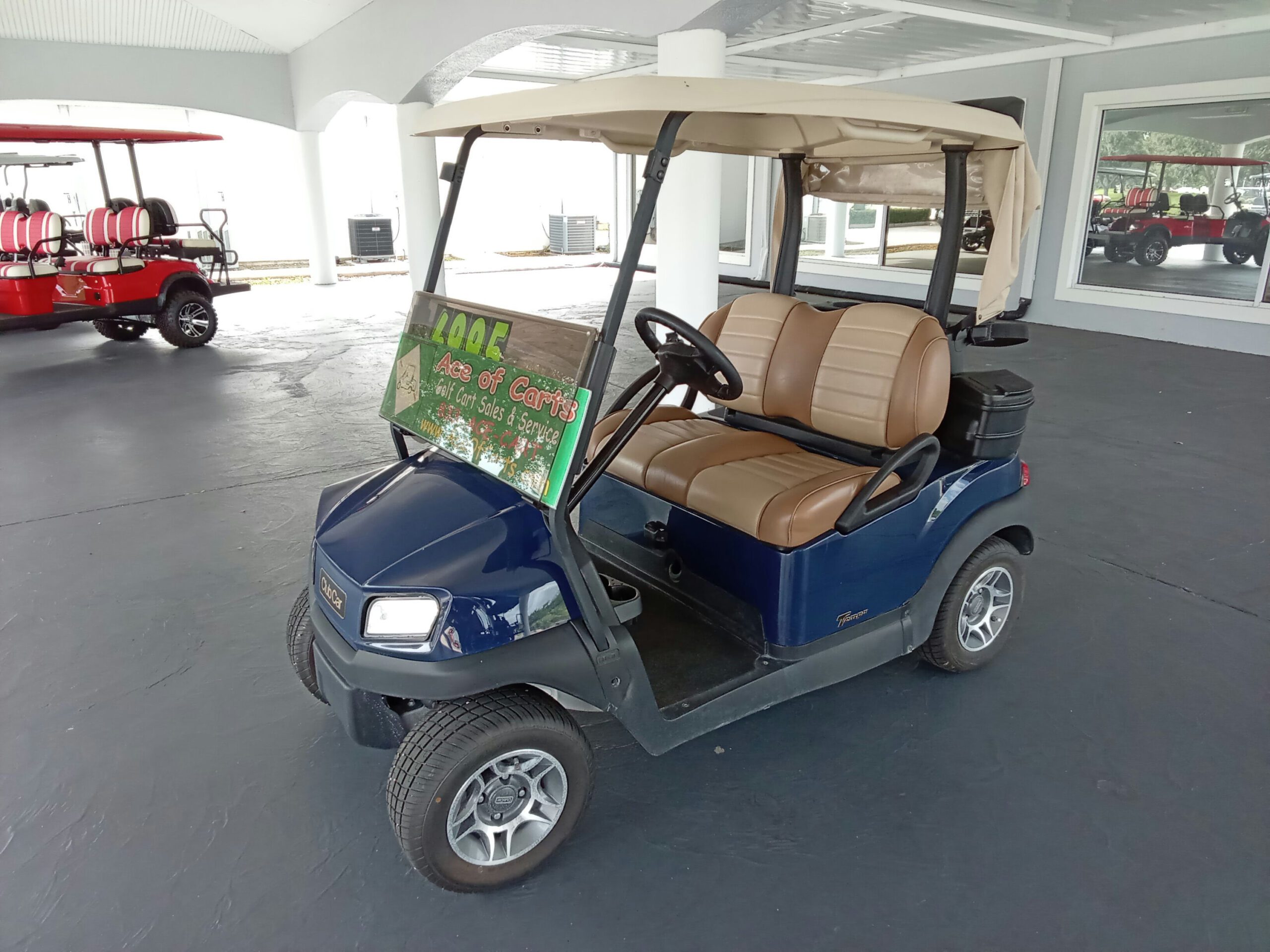 Club Car Tempo, 2-PASS, FLA ELECTRIC, Non-lifted