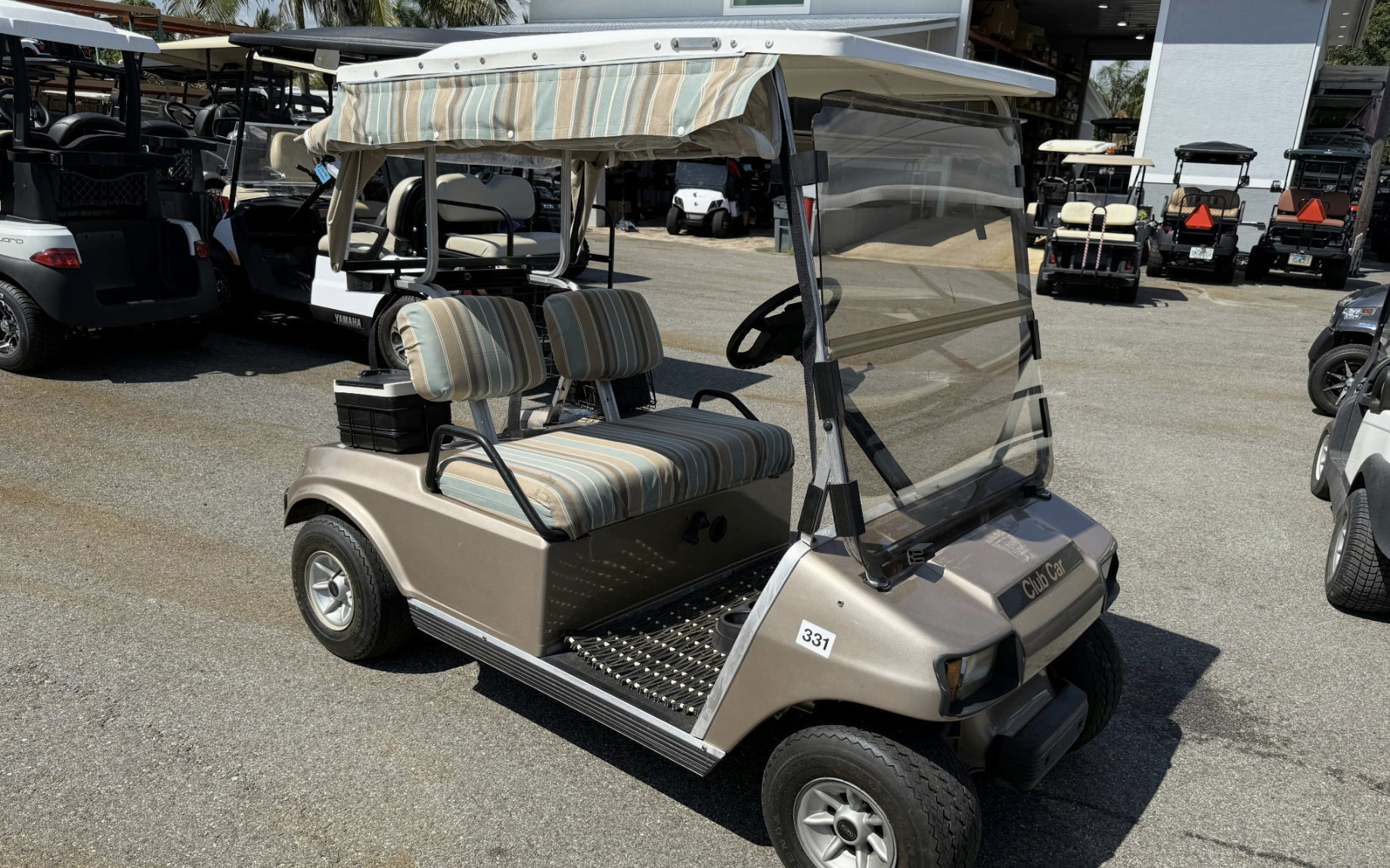 Club Car DS, 2-PASS, FLA ELECTRIC, Non-lifted